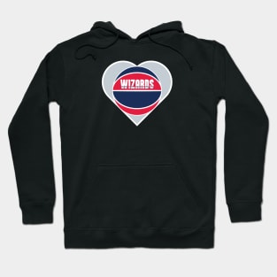 Heart Shaped Washington Wizards Basketball Hoodie